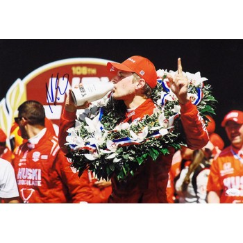 Marcus Ericsson Indy Car Racer Signed 12x18 Glossy Photo JSA Authenticated