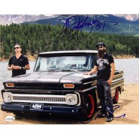 Fast N' Loud Richard Rawlings Aaron Kaufman Signed 11x14 Glossy Photo JSA Authen