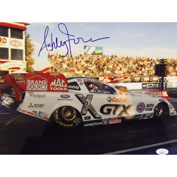 Ashley Force NHRA Driver Signed 11x14 Glossy Photo JSA Authenticated