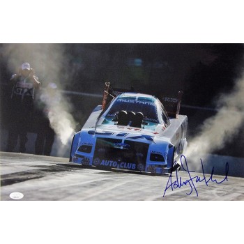 Ashley Force NHRA Driver Signed 12x18 Glossy Photo JSA Authenticated
