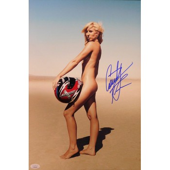 Courtney Force NHRA Driver Signed 12x18 Glossy Photo JSA Authenticated