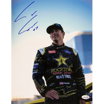 Tanner Foust Stunt Car Race Driver Signed 11x14 Glossy Photo JSA Authenticated