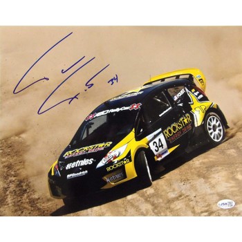 Tanner Foust Stunt Car Race Driver Signed 11x14 Glossy Photo JSA Authenticated