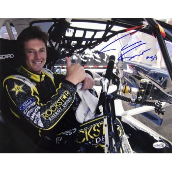 Tanner Foust Stunt Car Race Driver Signed 11x14 Glossy Photo JSA Authenticated