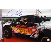 Tanner Foust Stunt Car Driver Signed 12x18 Glossy Photo JSA Authenticated