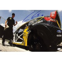 Tanner Foust Stunt Car Race Driver Signed 12x18 Glossy Photo JSA Authenticated