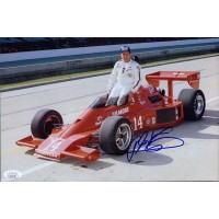 A.J. Foyt Indy Car Racer Signed 8x12 Glossy Photo JSA Authenticated
