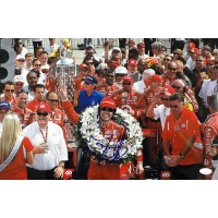 Dario Franchitti Indy Car Racer Signed 12x18 Glossy Photo JSA Authenticated