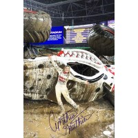 Cynthia Gauthier Monster Truck Driver Signed 12x18 Glossy Photo JSA Authentic