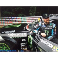 Vaughn Gittin Jr. Drifter Race Driver Signed 11x14 Glossy Photo JSA Authentic