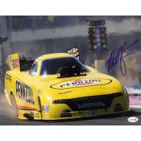 Matt Hagan NHRA Funny Car Driver Signed 11x14 Glossy Photo JSA Authenticated