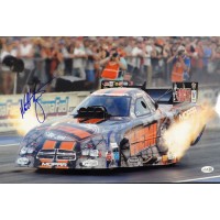 Matt Hagan NHRA Funny Car Driver Signed 12x18 Glossy Photo JSA Authenticated