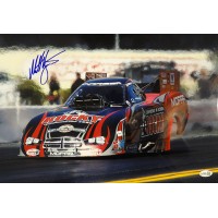 Matt Hagan NHRA Funny Car Driver Signed 12x18 Glossy Photo JSA Authenticated