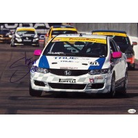 Shea Holbrook Race Driver Signed 12x18 Glossy Photo JSA Authenticated