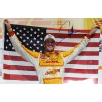 Ryan Hunter-Reay Indy Car Racer Signed 12x18 Glossy Photo JSA Authenticated