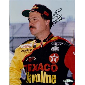 Ernie Irvan Signed 8x10 NASCAR Racing Photo Upper Deck Authenticated