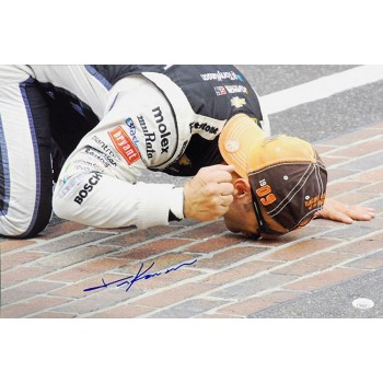 Tony Kanaan Indy Car Racer Signed 12x18 Glossy Photo JSA Authenticated