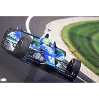 Tony Kanaan Indy Car Racer Signed 12x18 Glossy Photo JSA Authenticated