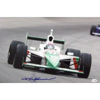 Tony Kanaan Indy Car Racer Signed 12x18 Glossy Photo JSA Authenticated