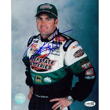 Bobby Labonte NASCAR Signed 8x10 Glossy Photo JSA Authenticated