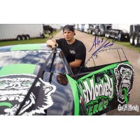 Alex Laughlin NHRA Driver Signed 12x18 Glossy Photo JSA Authenticated