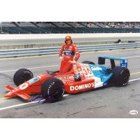 Arie Luyendyk Indy Car Racer Signed 12x18 Glossy Photo JSA Authenticated