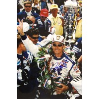 Arie Luyendyk Indy Car Racer Signed 12x18 Glossy Photo JSA Authenticated