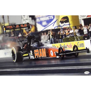 Cory Mac NHRA Drag Racer Signed 12x18 Glossy Photo JSA Authenticated