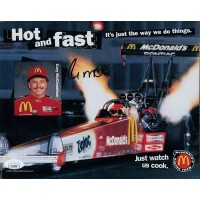 Cory McClenathan NHRA Driver Signed 8x10 Cardstock Promo Photo JSA Authenticated Cory McClenathan NHRA Driver Signed 8x10 Cardstock Promo Photo JSA Authenticated