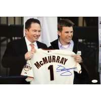 Jamie McMurray NASCAR Driver Signed 12x18 Glossy Photo JSA Authenticated