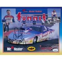 Mark Pawuk NHRA Driver Signed 8.5x11 Cardstock Promo Photo JSA Authenticated