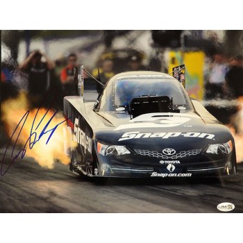 Cruz Pedregon NHRA Drag Racer Signed 11x14 Glossy Photo JSA Authenticated