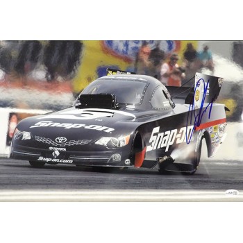 Cruz Pedregon NHRA Drag Racer Signed 12x18 Glossy Photo JSA Authenticated
