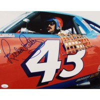 Richard Petty NASCAR Driver Signed 11x14 Glossy Photo JSA Authenticated