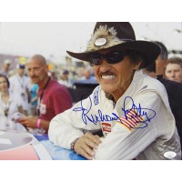 Richard Petty NASCAR Driver Signed 11x14 Glossy Photo JSA Authenticated