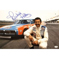 Richard Petty NASCAR Driver Signed 12x18 Glossy Photo JSA Authenticated