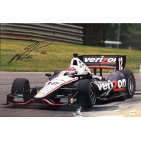 Will Power Indy Car Racer Signed 12x18 Glossy Photo JSA Authenticated