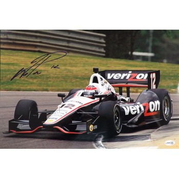 Will Power Indy Car Racer Signed 12x18 Glossy Photo JSA Authenticated