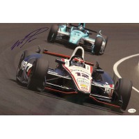 Will Power Indy Car Racer Signed 12x18 Glossy Photo JSA Authenticated