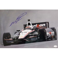Will Power Indy Car Racer Signed 12x18 Glossy Photo JSA Authenticated