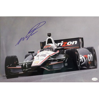 Will Power Indy Car Racer Signed 12x18 Glossy Photo JSA Authenticated