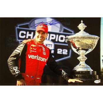 Will Power Indy Car Racer Signed 12x18 Glossy Photo JSA Authenticated