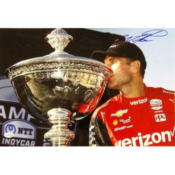 Will Power Indy Car Racer Signed 12x18 Glossy Photo JSA Authenticated
