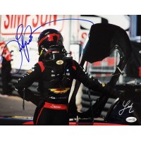 Leah Pritchett Top Fuel dragster Signed 11x14 Glossy Photo JSA Authenticated