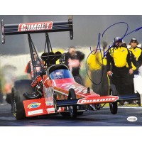 Leah Pritchett Top Fuel dragster Signed 11x14 Glossy Photo JSA Authenticated