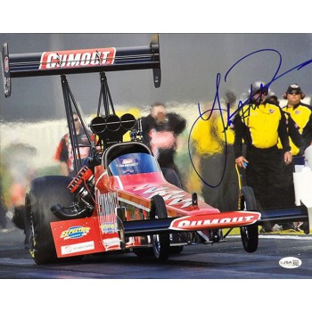 Leah Pritchett Top Fuel dragster Signed 11x14 Glossy Photo JSA Authenticated