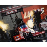 Leah Pritchett Top Fuel dragster Signed 11x13.5 Glossy Photo JSA Authenticated