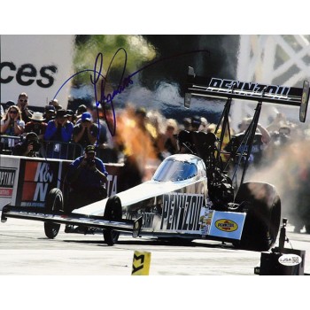 Leah Pritchett Top Fuel dragster Signed 11x14 Glossy Photo JSA Authenticated