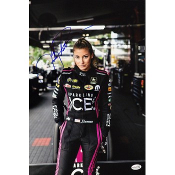 Leah Pritchett Top Fuel dragster Signed 12x18 Glossy Photo JSA Authenticated
