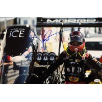 Leah Pritchett Top Fuel dragster Signed 12x18 Glossy Photo JSA Authenticated